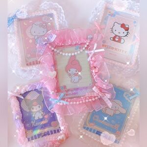 Cute kawaii handmade idol card case